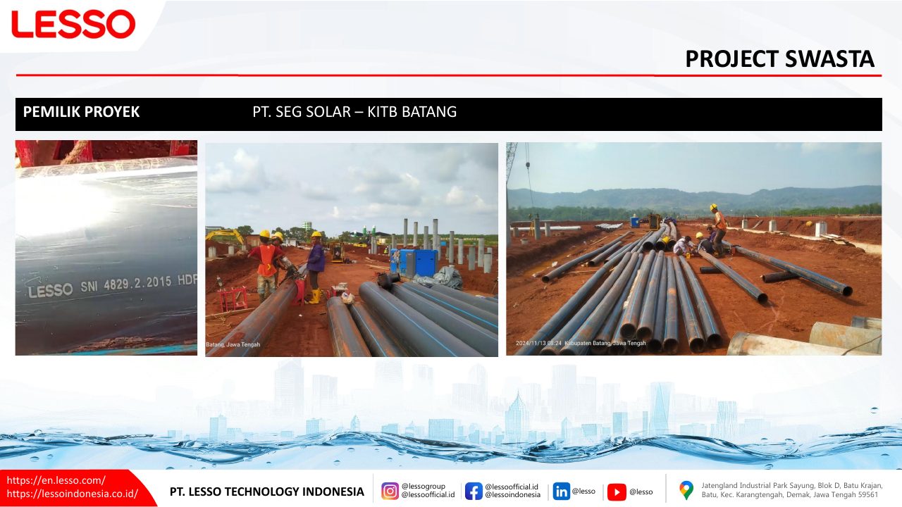 SEG Solar catalogue project page